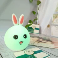 چراغ خواب خرگوش Cute سیلیکونی 865-9 مدل 15542