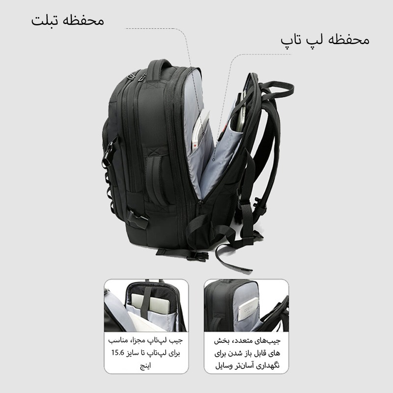 کوله پشتی لپتاپ Bange مدل BG-3055